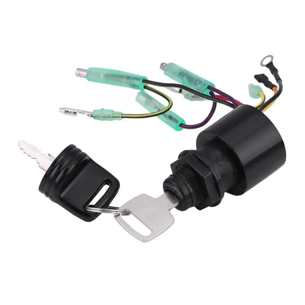 

Boat Ignition Key Switch Assembly Compatible for Mercury Outboard Remote Control Box