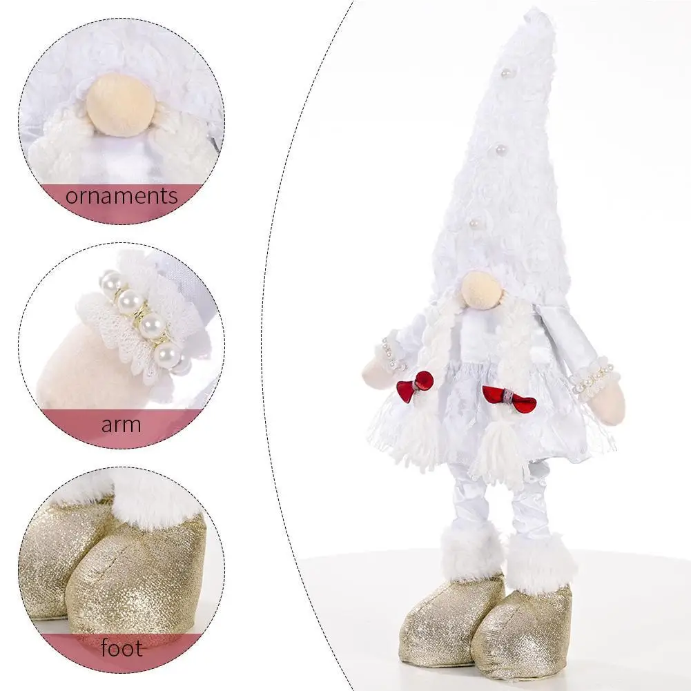 

1PC Wedding Bride Groom Gnome Adjustable Faceless Doll Wedding Party Decoration Dwarf Couple Ornaments Kids Toys Standing