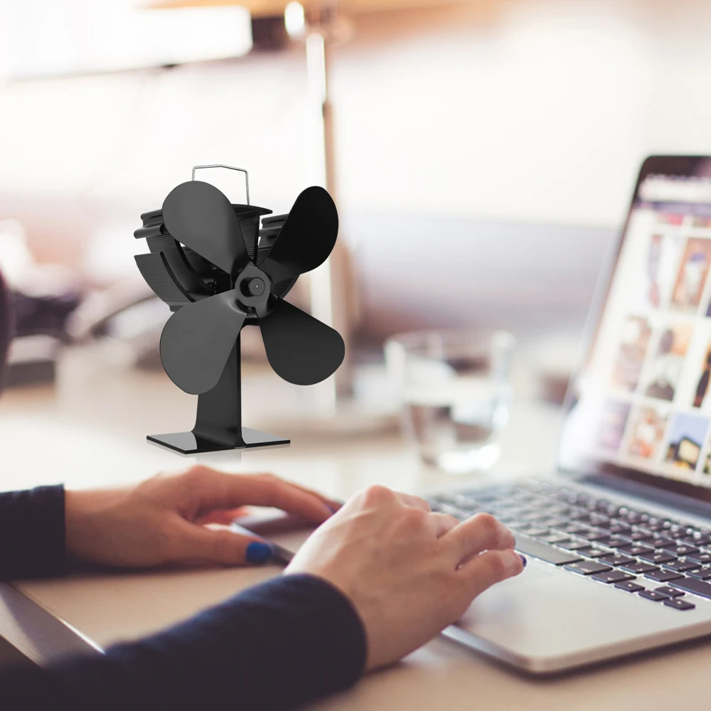 Горячий и холодный вентилятор для плиты двойного использования 4 лезвия