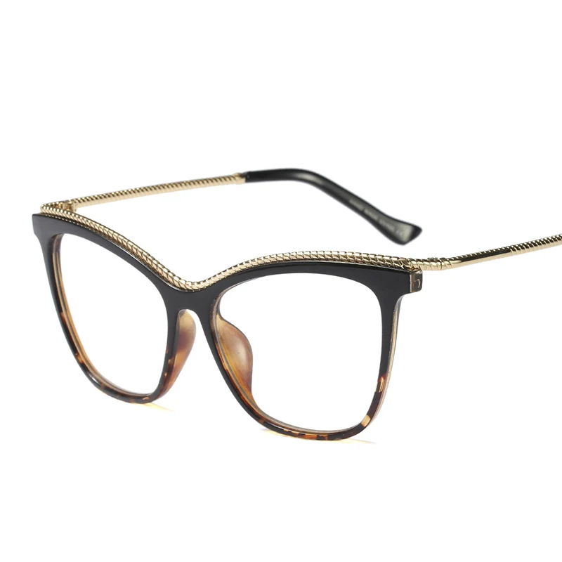 Модные оправы для очков женские негабаритные очки по рецепту оптическая Оправа