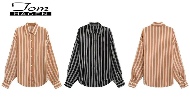 Женская блузка с отложным воротником Элегантная составного кроя весна-лето 2020 |