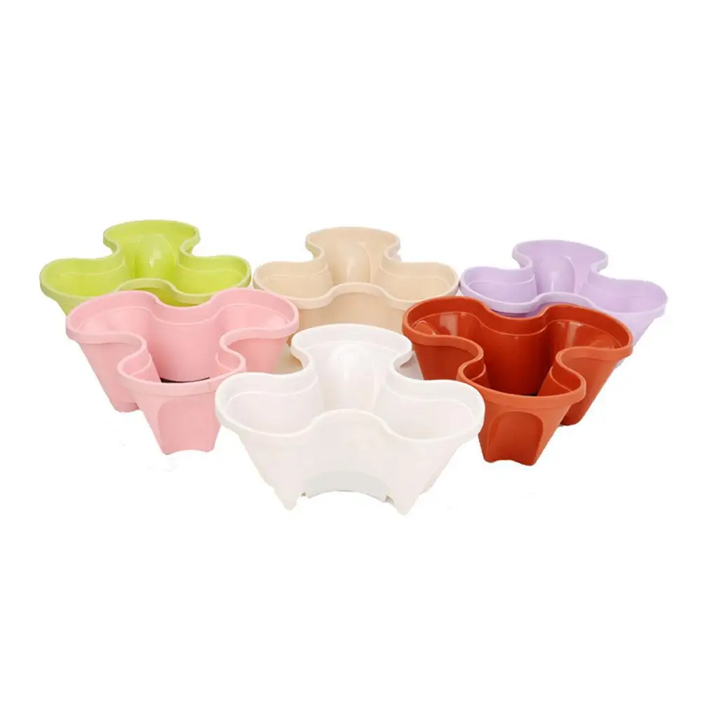 MeterMall Stack-up Type Stereoscopic Flowerpot Strawberry Plant Pot for Flower Vegetables Decoration | Дом и сад