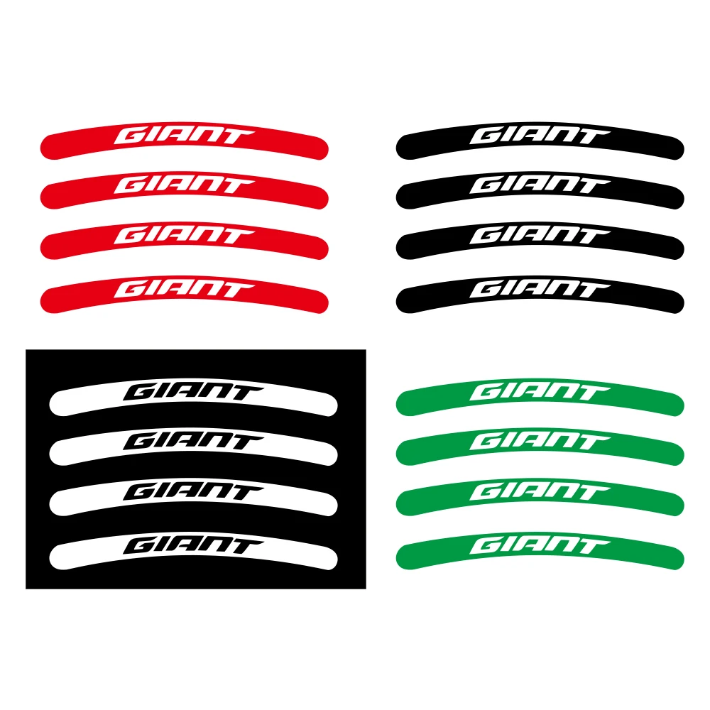 

4pcs Kit for Giant stickers bike stickers bike MTB BDC BIKE Tuning Rim Wheel Decal Sticker Logo Emblem 32cm X 25cm