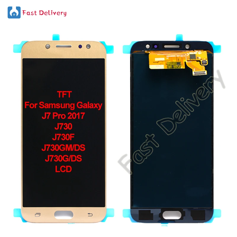 ЖК дисплей TFT для Samsung Galaxy J7 Pro 2017 J730 J730F J730GM/DS J730G/DS сенсорный экран дигитайзер в