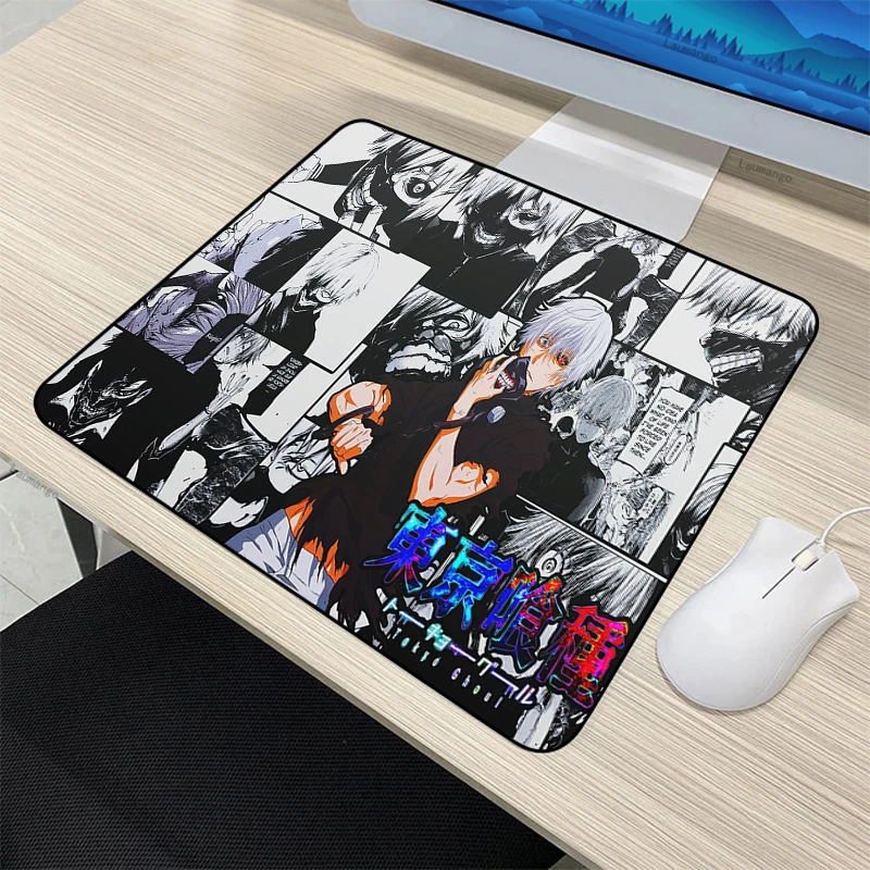 

Japanese Tokyo Ghoul Small Mouse Pad Anime Gaming Accessories Varmilo Keyboard Computer Desk Mat Gabinete Gamer PC LOL Mousepad