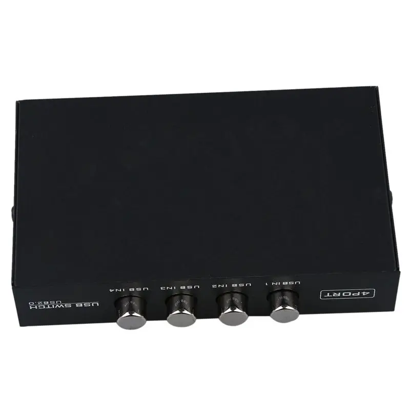 Новейший мини 4 порта USB принтер сканер обмен разделяемый переключатель