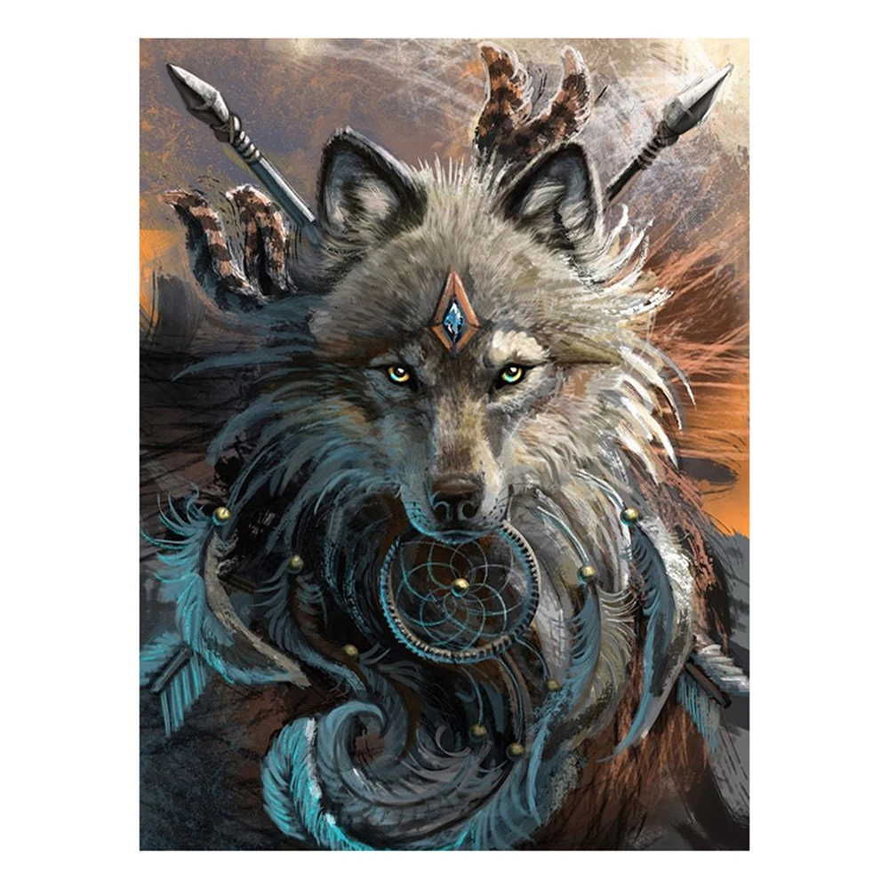 

Алмазная живопись 5D "сделай сам", волк, животные, квадратные круглые стразы, хобби, рукоделие, мозаика, подарки ручной работы, вышивка крестик...
