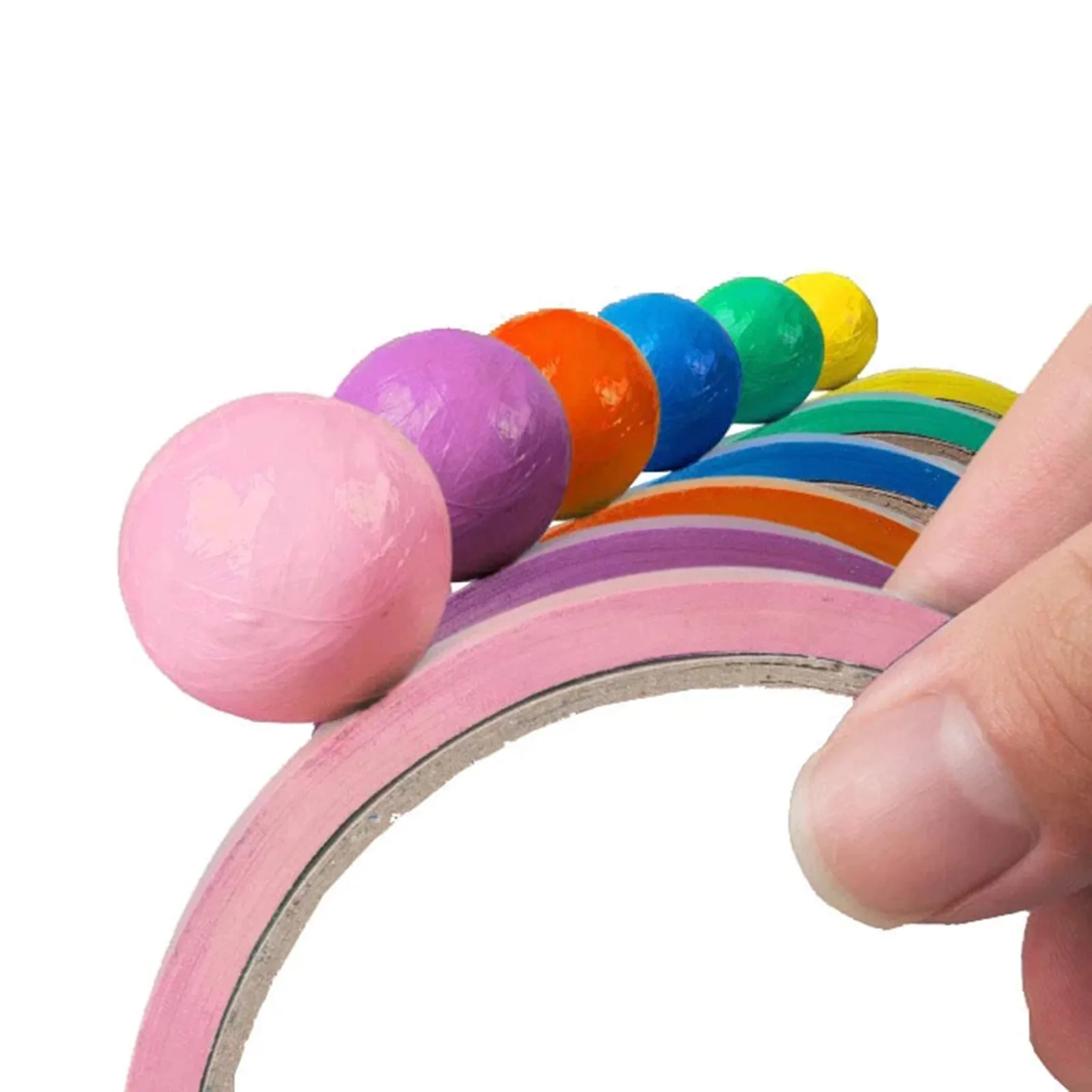 Липкая шариковая лента карамельных цветов игрушка для снятия стресса клейкая