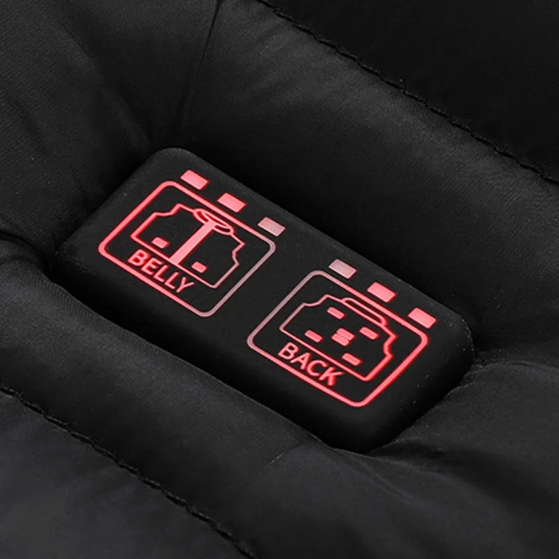 Zone 5 intelligent heating cotton clothes electric heating coat men's cotton clothes winter warm cotton clothes charging short