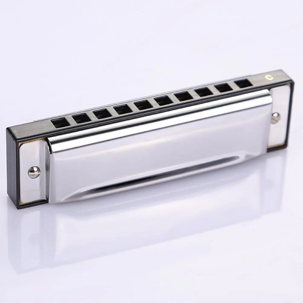 Easttop гармоника с 10 отверстиями блюз рот музыкальные инструменты Ключ C серебряные