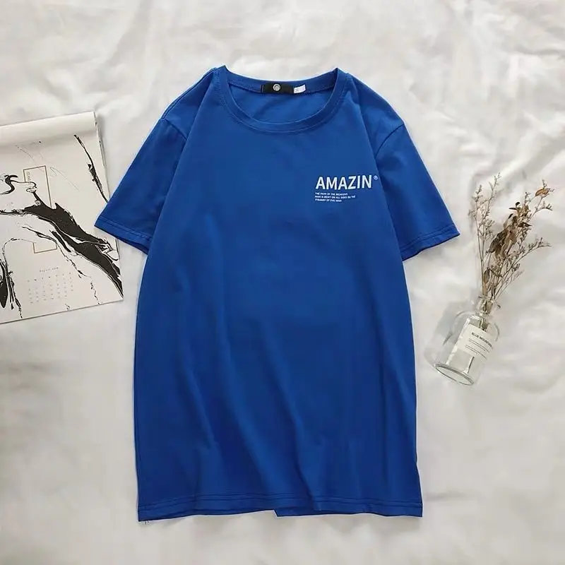 Повседневное хлопковая футболка|Футболки| |