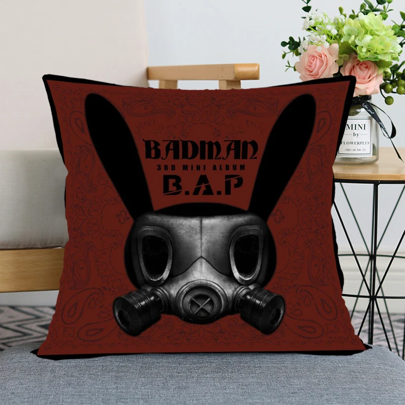 Новое поступление Модель B.A.P искусственная Подушка для спальни квадратная