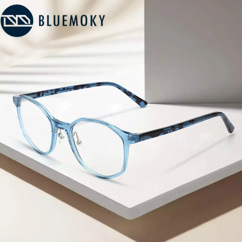 Женские ацетатные очки BLUEMOKY оправа для очков оптические прогрессивные