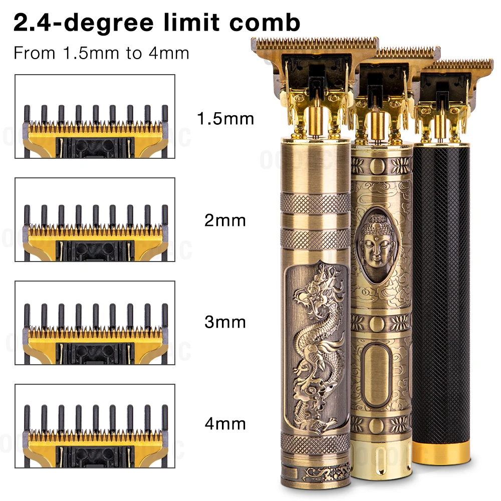 

2021 T9 Electric Hair Trimmer Cordless Shaver Beard Trimmer Electric Shaver for Men 0mm Men Barber Hair Cutting Machine For Men