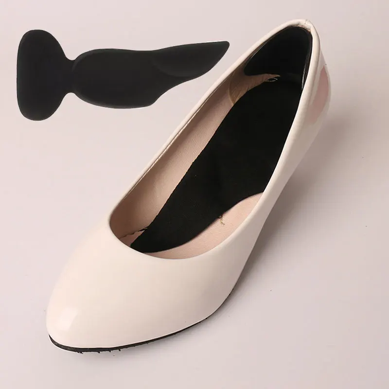 Leyou T Shape Shoe Cushion Silicon Heel Grips Pads Gel Arch Support Insoles for Flat Foot Half Insole Self-adhesive Insert Pad