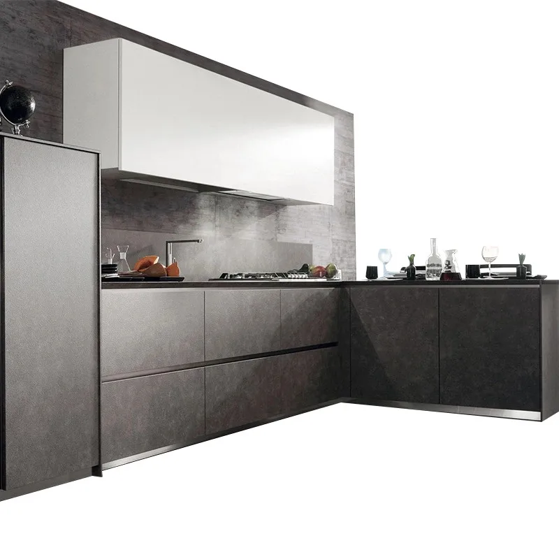 Фабрика Фошань новейший дизайн Европейский стиль Современные Простые кухонные