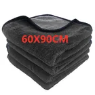 60X90Microfiber Полотенца s полотенце для мойки авто Полотенца микрофибра 600GSM Авто Экстра мягкая тряпочка для ухода за автомобилем для просушки чистки ткань Профессиональный Класс