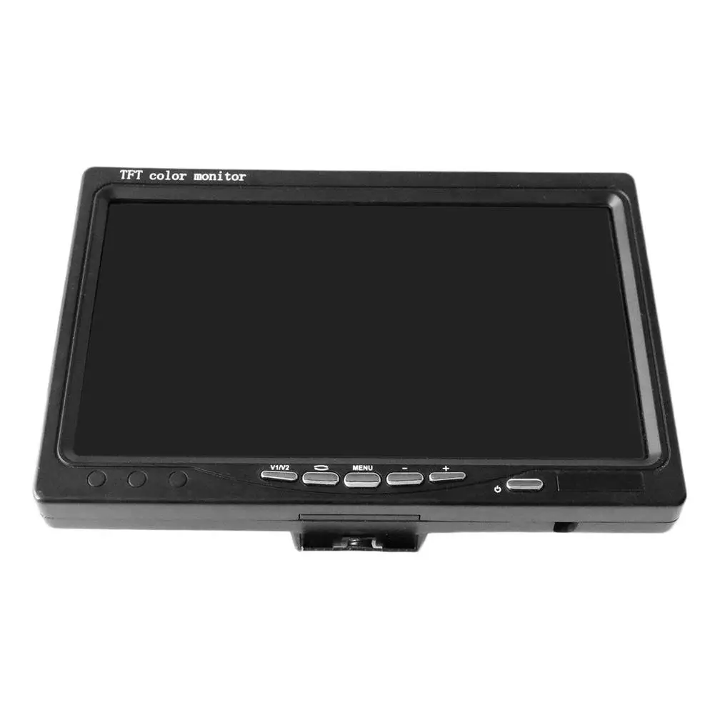 7 дюймовый HD LED сенсорный экран дисплей AV/VGA/HDMI монитор безопасности США Plug