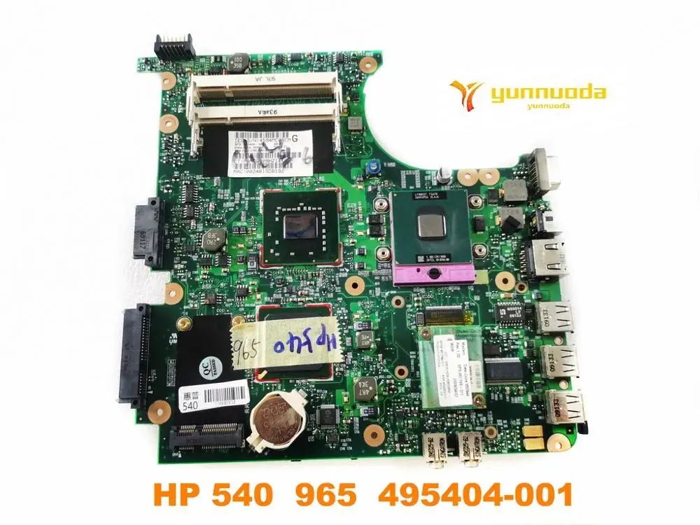 

Original for HP 540 laptop motherboard HP 540 965 495404-001 tested good free shipping
