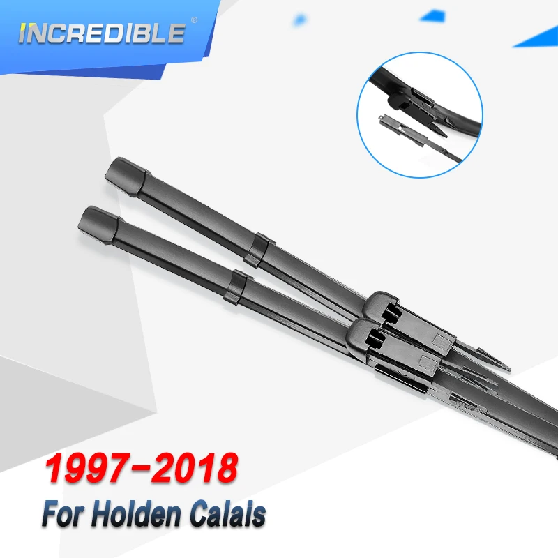 

INCREDIBLE Wiper Blades for Holden Calais (VT, VX, VY, VZ, VE, VF) Fit Hook Arms / Pinch Tab Arms
