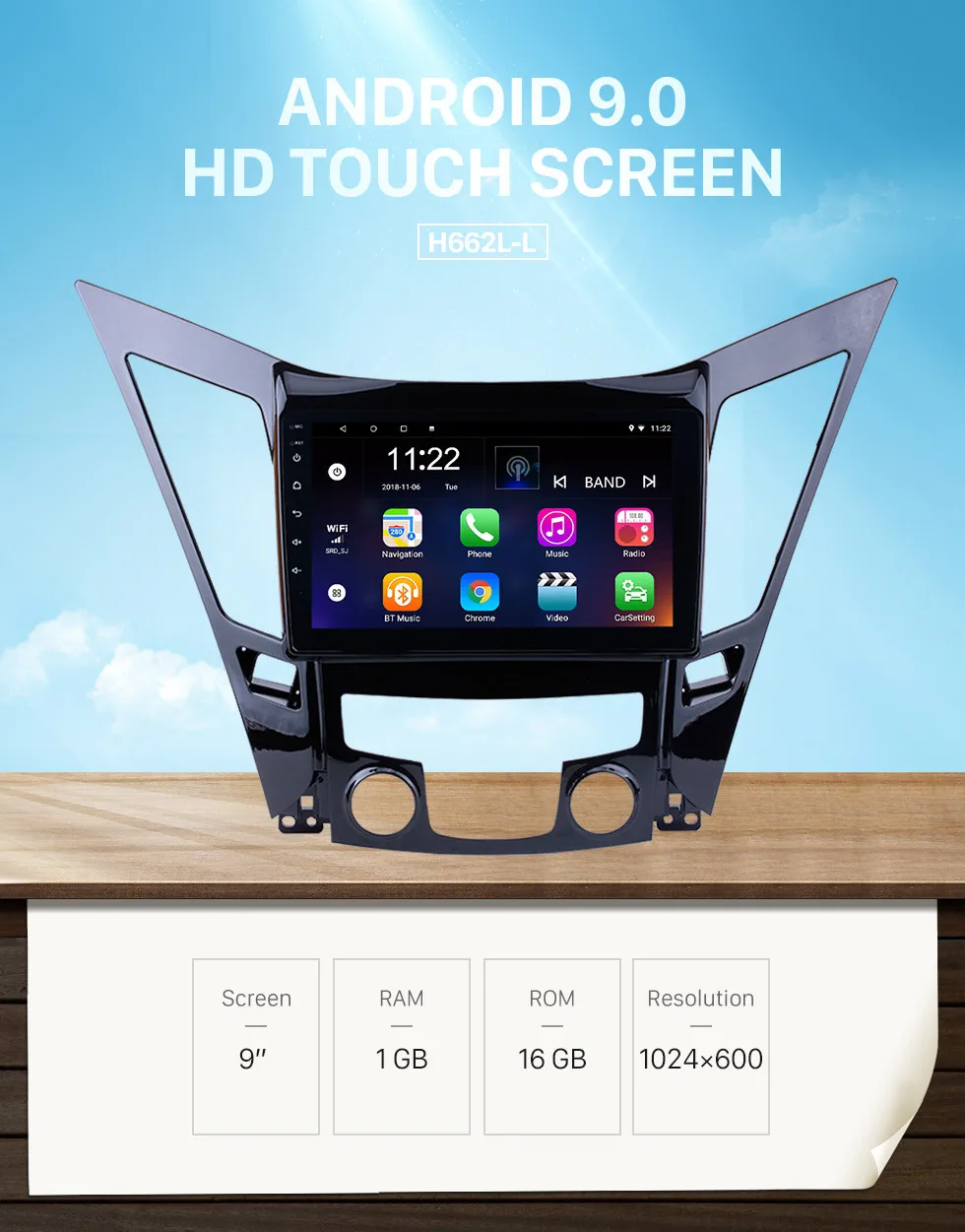 Seicane Android 9,0 Автомобильный мультимедийный плеер для 2011- HYUNDAI Sonata i40 i45 Поддержка TPMS DVR OBDII SWC " gps Navi Стерео