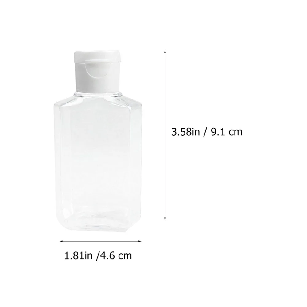 

50PCS Small Disposable Liquid Soap Bottle Transparent Sterilized Water Bottle