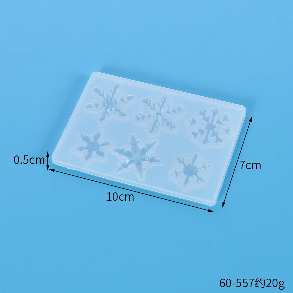 Рождественская подвеска Кристалл эпоксидная смола зеркальная форма Сделай Сам