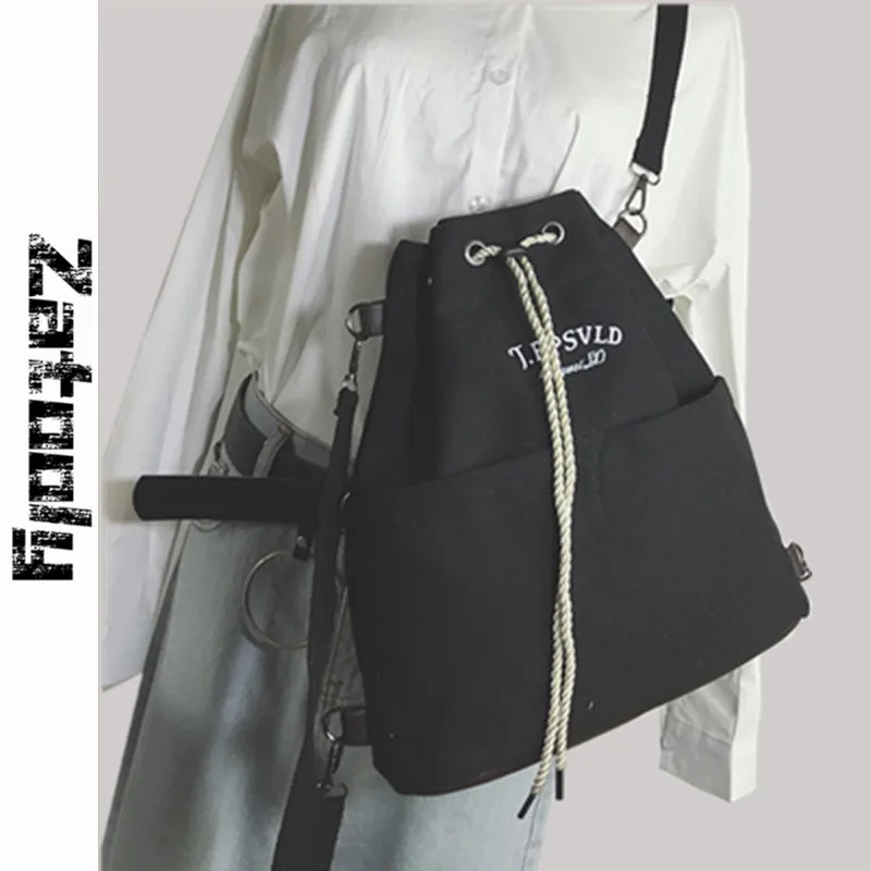 Женский рюкзак 2019 Новый тканевый женский высокой емкости Студенческая сумка