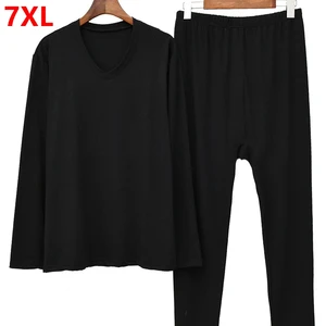 Мужское термобелье с длинным рукавом, размеры XL, 7XL, 6XL, 5XL, 4XL, 3XL