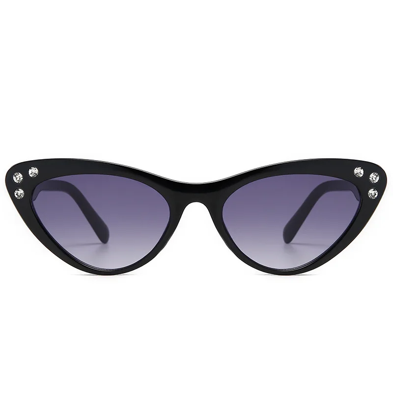 Модные Звездные Солнцезащитные очки кошачий глаз женские модные градиентные