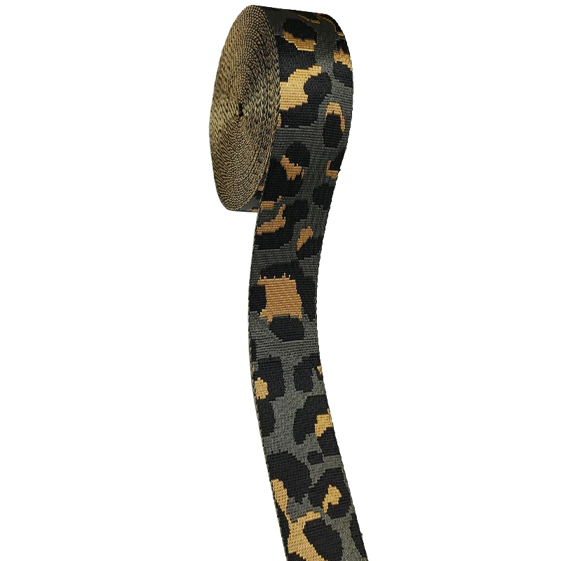 2 дюйма жаккардовые нейлоновые лямки 50 мм с леопардовым принтом военный пояс | Дом