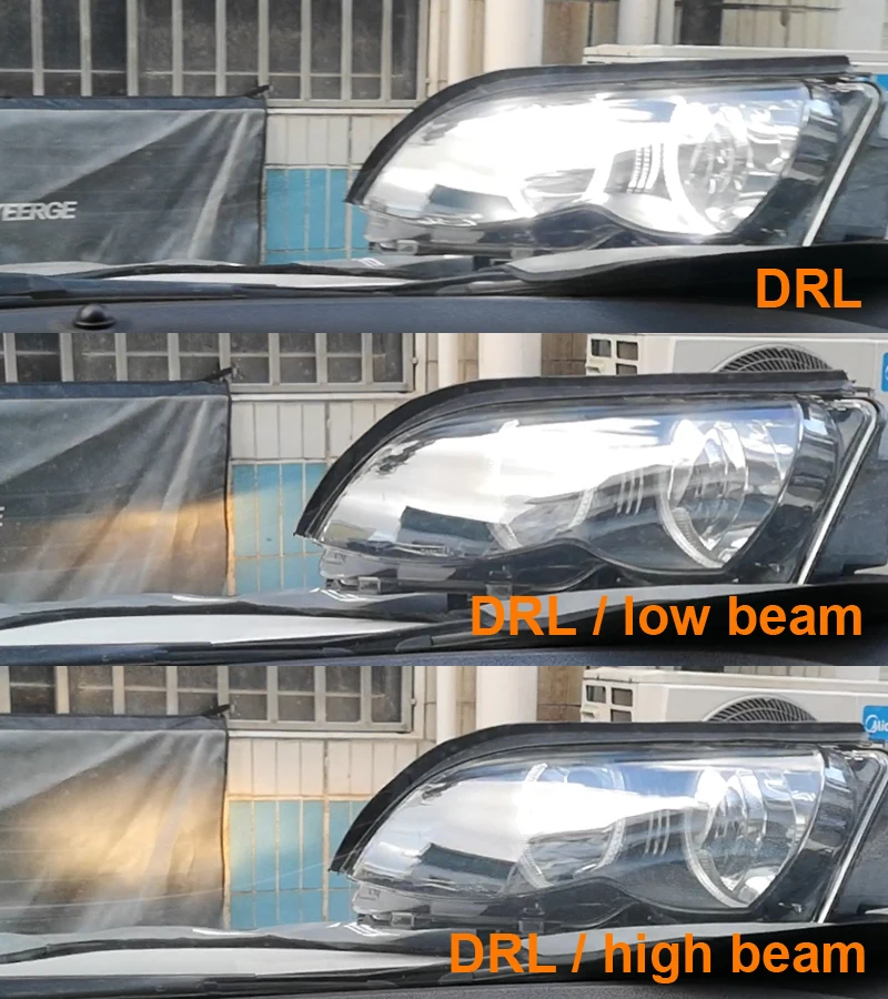 Комплект жгутов проводов с двойным реле для BMW E46 E36 E38 E39 E90 E91 E60 E61 angel eyes DRL Switch |