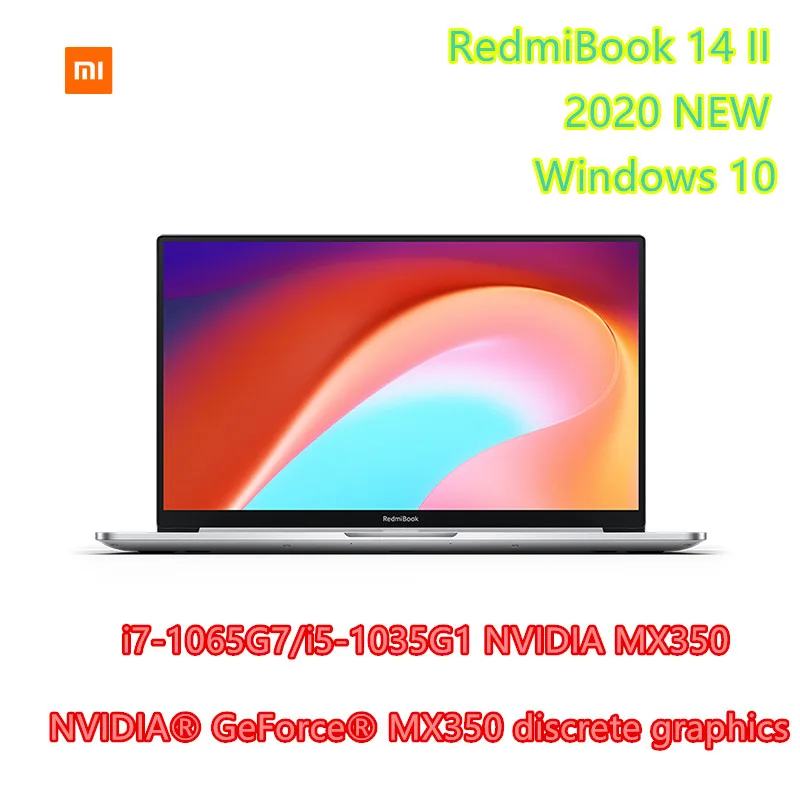 Ноутбук Xiaomi RedmiBook 14 II Intel Core i5-1035G1/ i7-1065G7 дюймов FDH MX350 8/16 ГБ DDR4 512 SSD нетбук - купить по