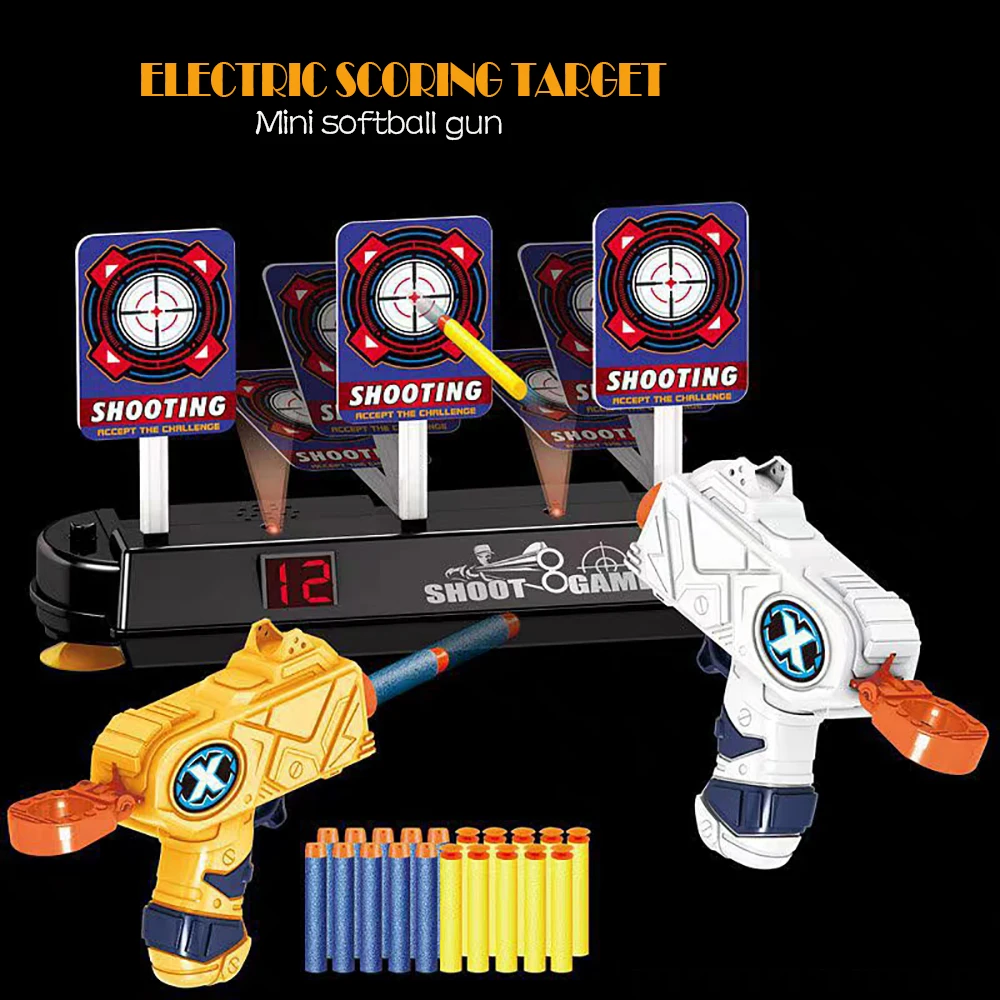 Электрическая игрушка-мишень мини-пистолет с мягкими пулями высокая точность