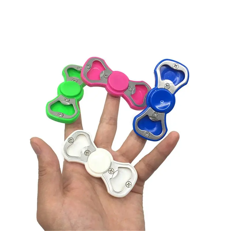 

C5AA Bottle Beer Opener Spinner EDC Hand Spinners Bar Tool Drink Opening Fidget Spinner Anti Stress Relief Kids Toys