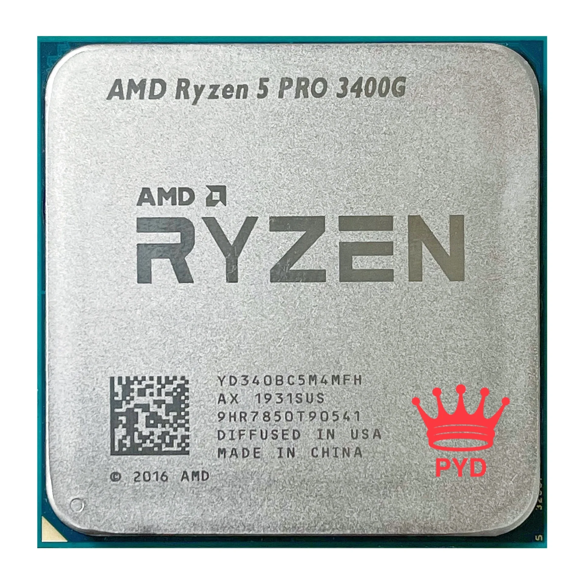Процессор AMD Ryzen 5 PRO 3400G R5 3 7 ГГц 4-ядерный 8-поточный 65 Вт YD340BC5M4MFH разъем AM4