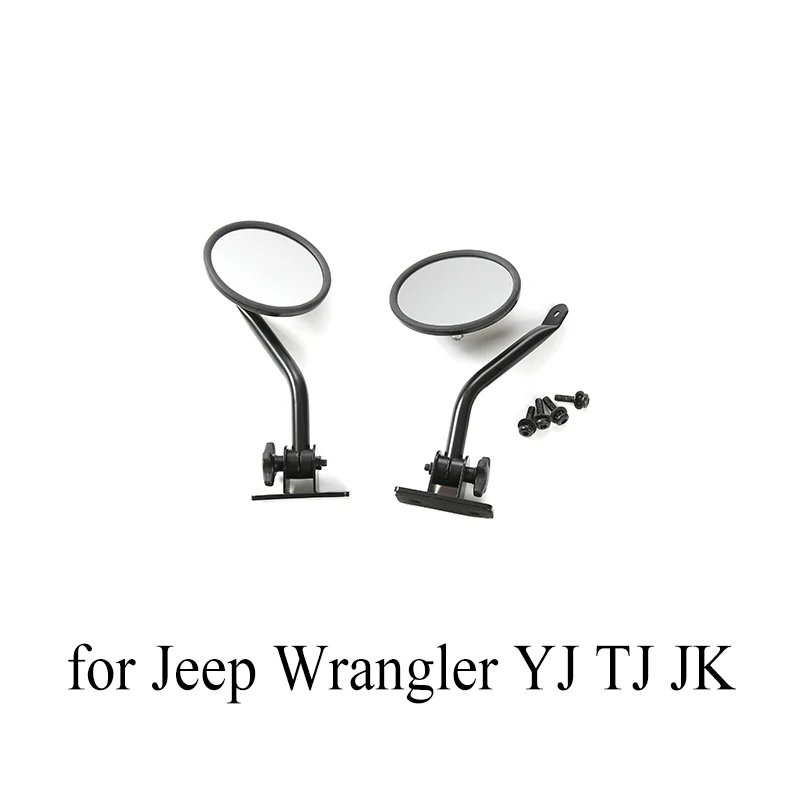 A for YJ TJ JK MOPAI зеркальная Крышка для Jeep Wrangler 1987+ Автомобильное зеркало заднего вида Регулировка слепого пятна для Jeep Wrangler YJ TJ JK JL 2007 - Цвет: A for YJ TJ JK