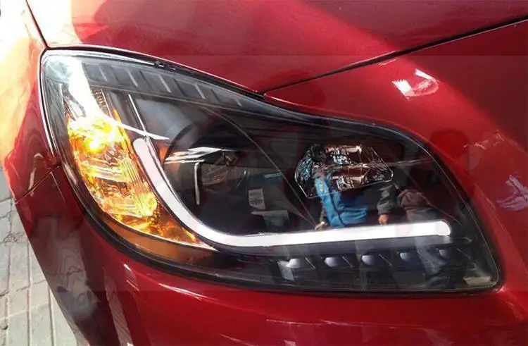 Наружные Drl дневные Neblineros Luces Para Авто Стайлинг светодиодные ходовые Автомобильные фары передние противотуманные фары 13 для Buick Regal
