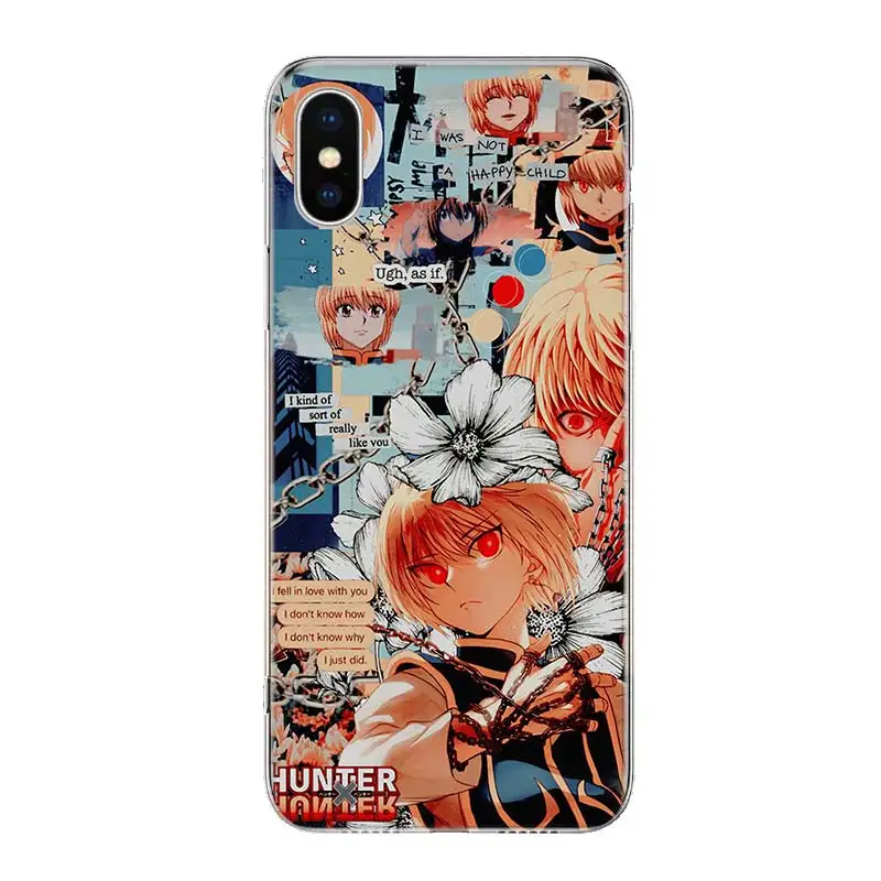 

Hunter X Hunter Kurapika Phone Case Cover For Apple iphone 12 Mini 11 Pro XR X XS Max 7 8 6 6S Plus + 7G 6G 5 SE Pattern Coque
