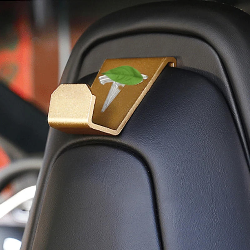 1 pcs Car Seat Back Headrest Mount Hanger Holder Storage Hook Clip with Tesla Logo for Model S X | Автомобили и мотоциклы