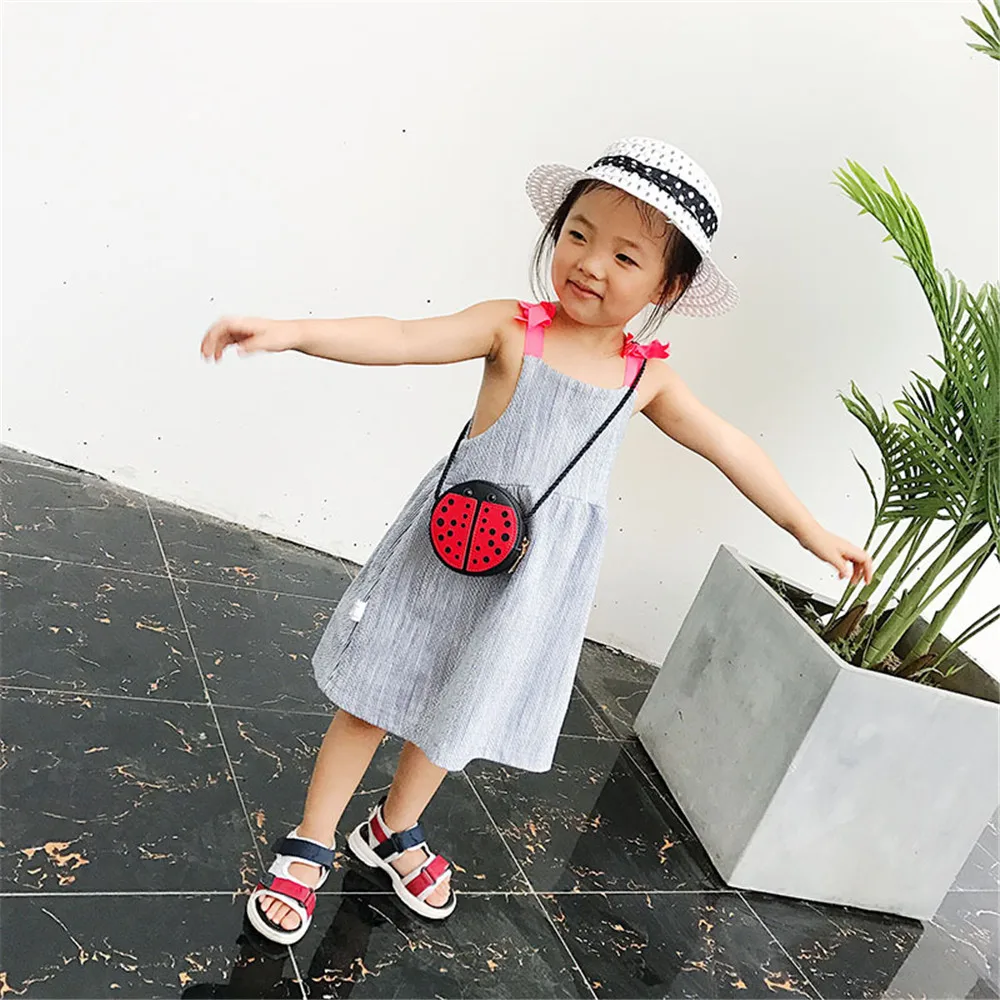 Plush Backpacks Cute Children Girl Bags Bee Ladybug Snails Baby Crossbody mini shoulder bag PU carry gift for kid 2019 | Игрушки и хобби