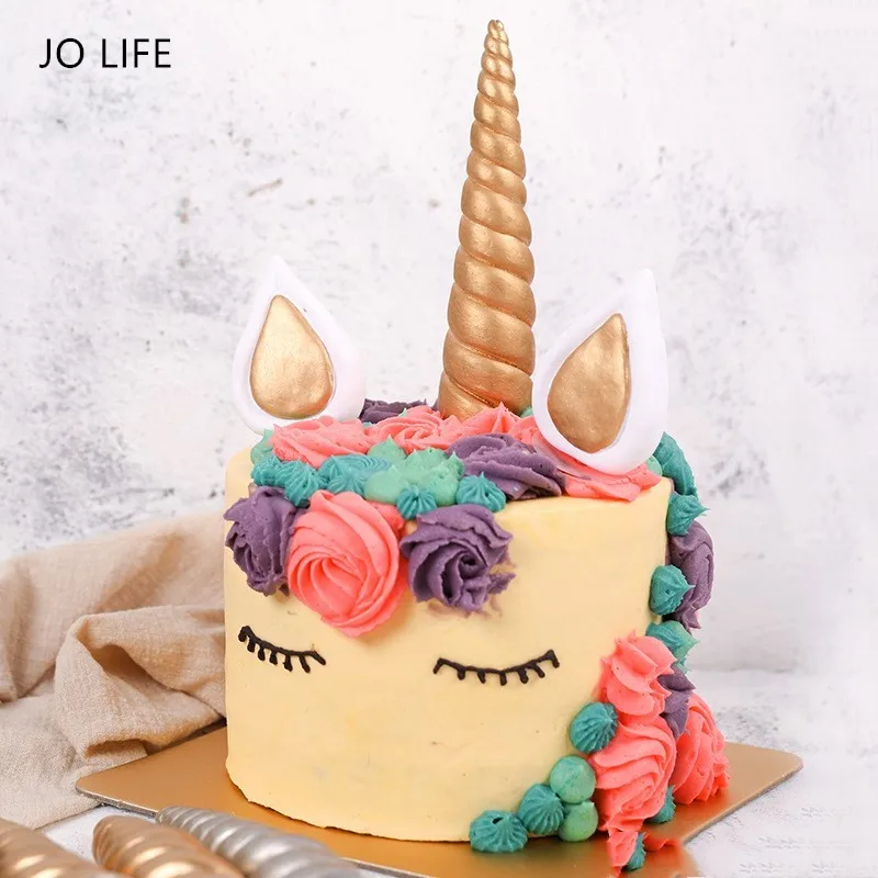 JO LIFE милый инструмент для украшения торта в виде единорога Восхитительный на
