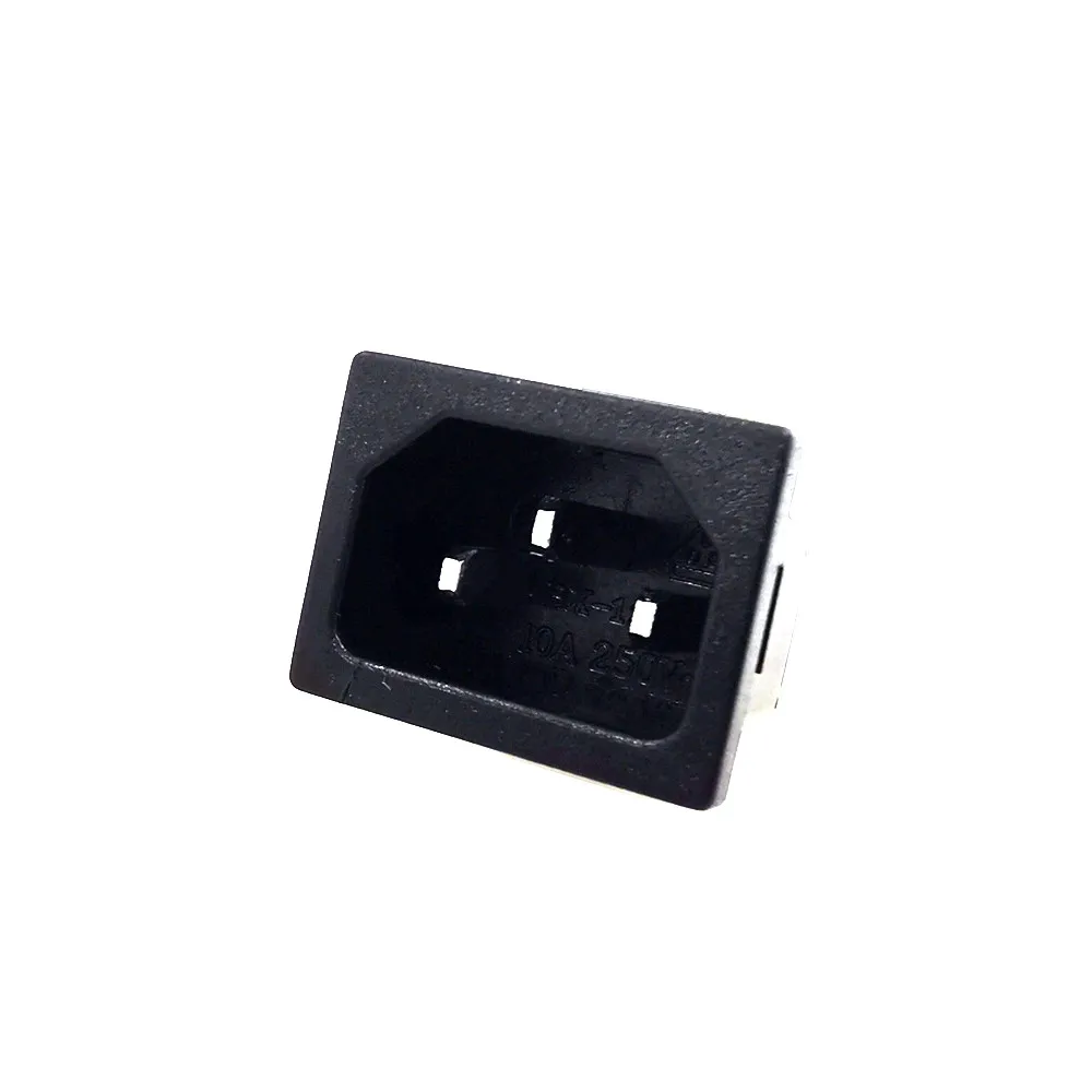 5pcs/lot AC Power Socket 90 degree Bending Angle IEC 320 C14 Male Plug Panel Inlet Sockets Connectors | Обустройство дома
