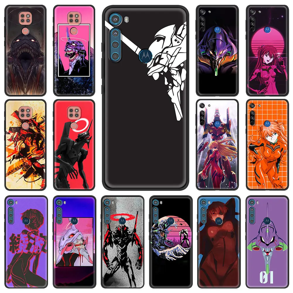 

Genesis Evangelion Anime Phone Case for Motorola G9 Play One Fusion Hyper G8 G9 Power Lite Edge Plus E6s G Stylus G10 Cover