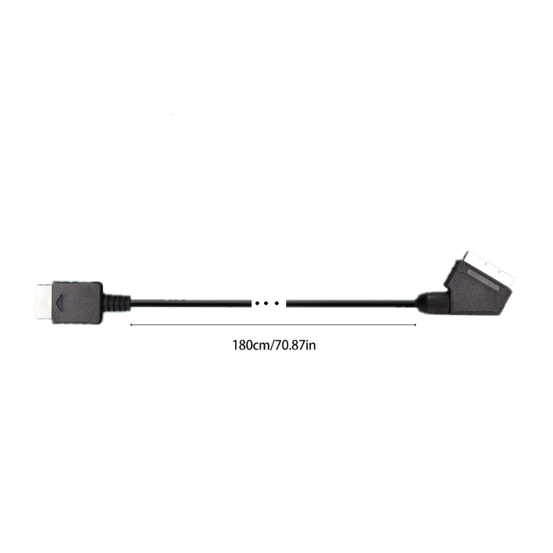 1 8 м RGB Scart кабель для Sony PS1 PS2 PS3 TV AV Сменное соединение N0HC|Кабели| |