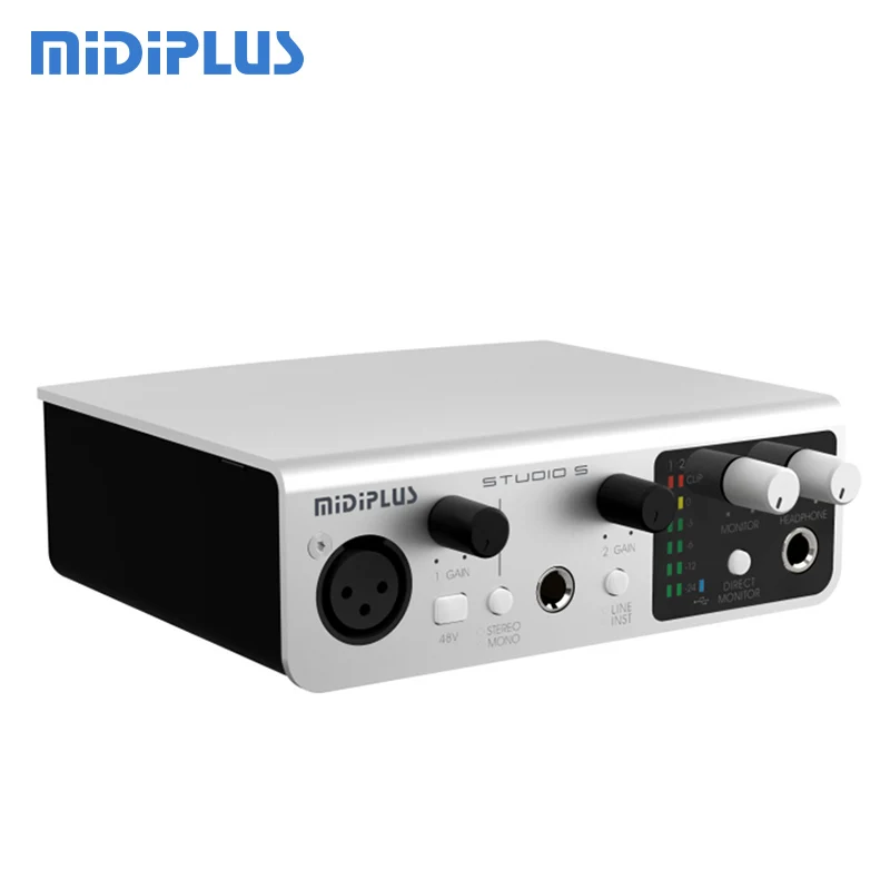 MIDIPLUS STUDIO M/S/2/4 звуковая карта USB аудио Интерфейс