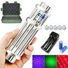 Самый мощный синий лазерный фонарик 10000 нм М может фокусироваться зеленый красный лазерный фонарик серия 017 мощный горящий лазер