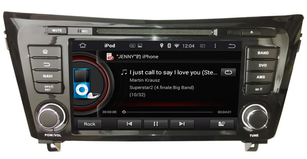 1024*600 Восьмиядерный Android 9 0 автомобильный DVD-плеер GPS-навигация для Nissan X-Trail X Trail