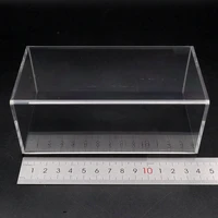 model car acrylic case display box transparent dustproof with black base 143 14cm