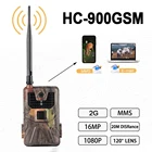 2G охотничья камера GSM 20 МП 1080P камера для наблюдения за дикой природой инфракрасная фотоловушка камера для наблюдения с ночным видением SMS MMS электронная почта